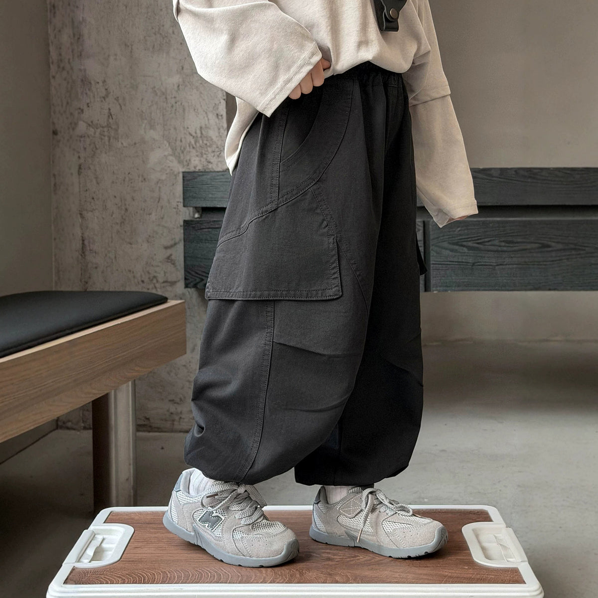 Boys'  Casual Cargo Jogger Pants