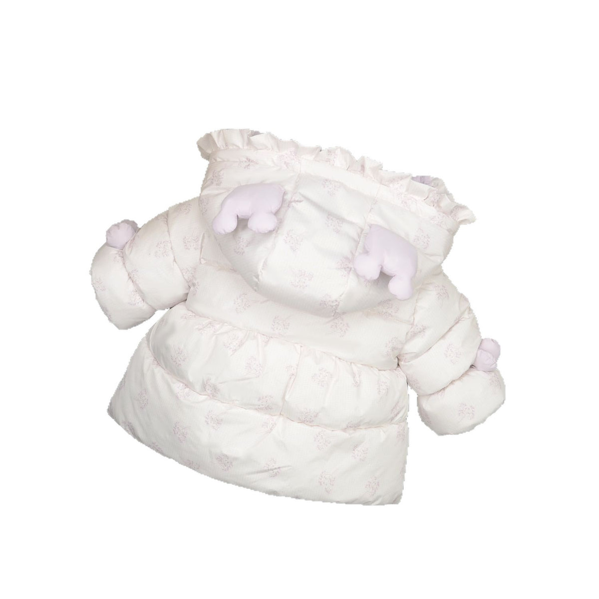 Girls Chic Fleece-Lined Cotton Padded Winter Jacket