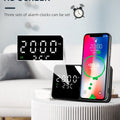 15W Mobile Phone Stand Wireless Charging Clock Alarm Clock Wireless Charging Temperature Gauge Wireless Charging