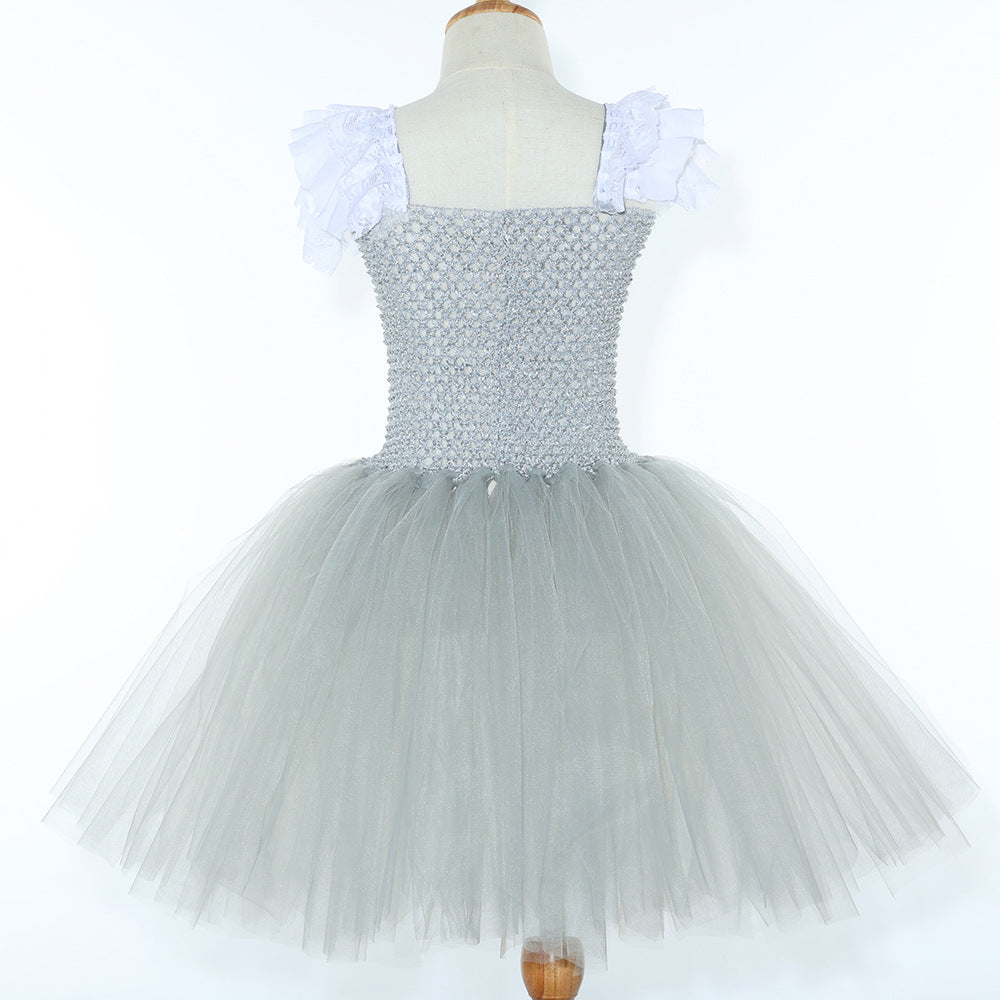 Girls’ Floral Dress-Up Costume Set