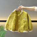 Stylish Casual Boys Baseball Jacket Spring Autumn Kids Varsity Coat