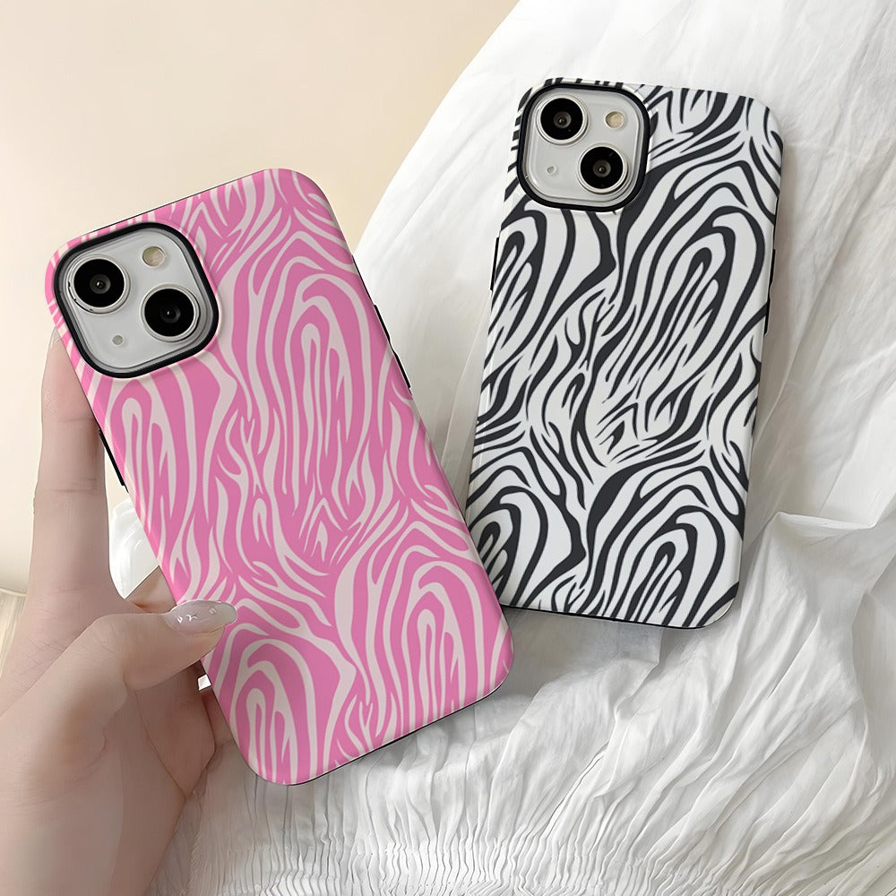 Tiger pattern Apple 16 phone protective case 2-in-1 film case phone case Apple 15pm hard case 13