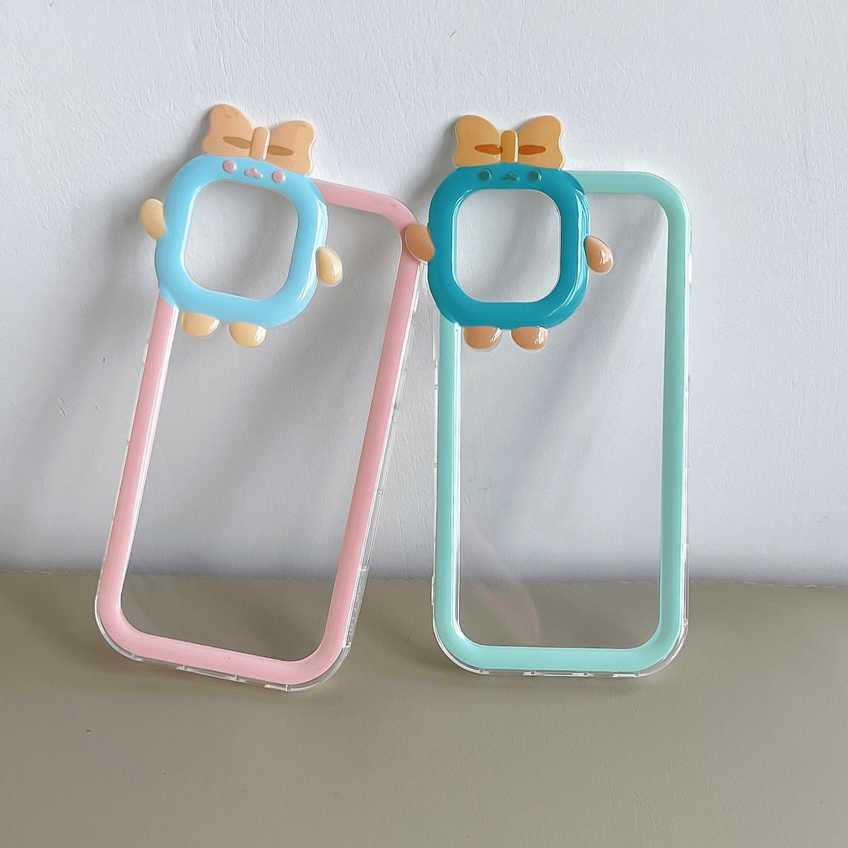 Mehrfarbige kleine Monster-Kameraaussparung für Apple iPhone 14 Maxe Handyhülle, Angel Eye 12 Pro, transparente weiche TPU-Hülle für 13/XR
