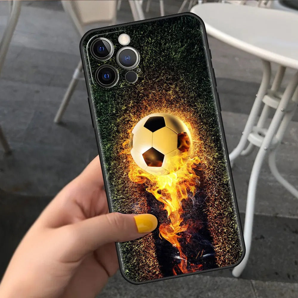 Suitable for iPhone 15 soccer phone case
