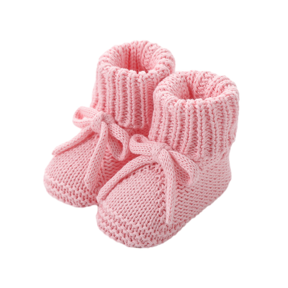 Knitted Bow Baby Socks
