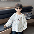Boys' Fashion Star Print Long Sleeve T-Shirt