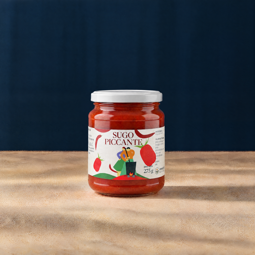 Sugo all'Arrabbiata Artigianale - Piccante, con Peperoncino e Olio EVO