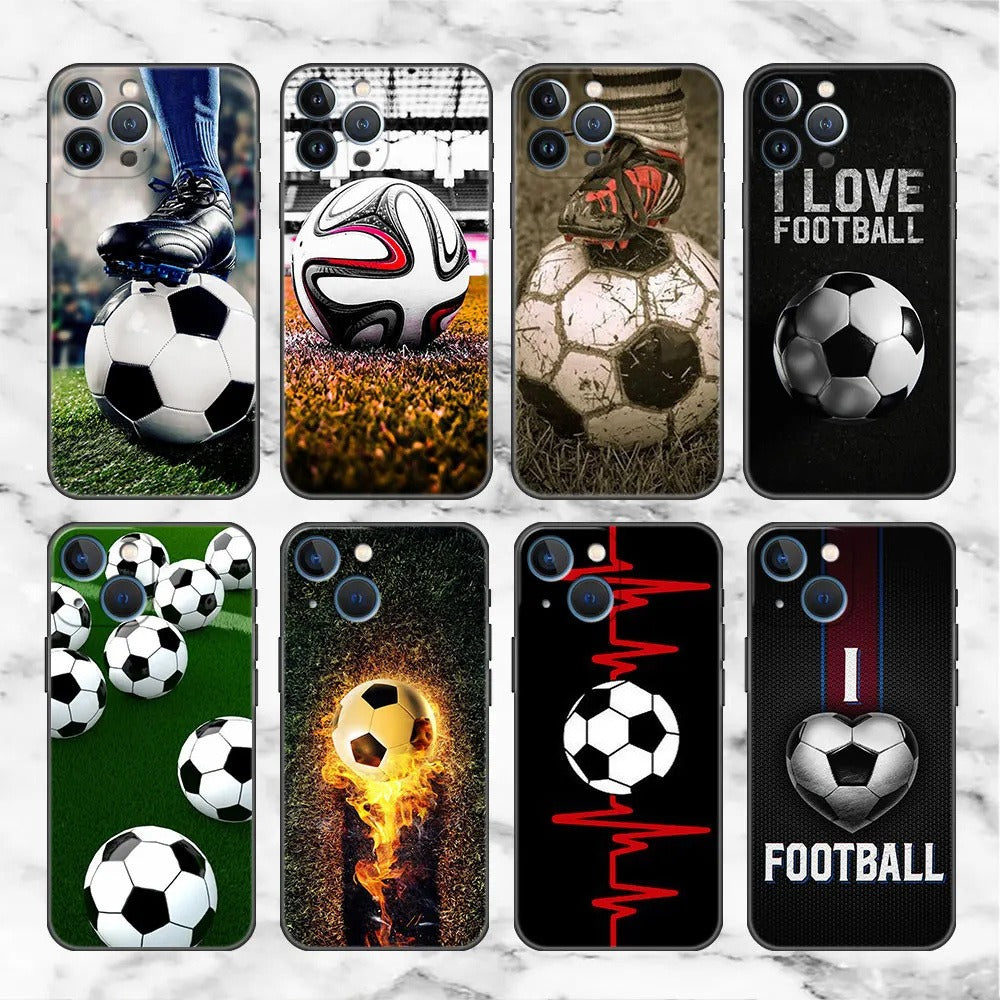 Suitable for iPhone 15 soccer phone case