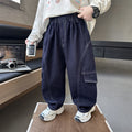 Boys' Casual Denim Long Pants Spring Autumn Big Kids Jeans