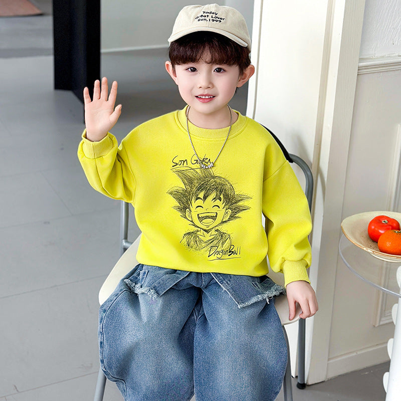 Boys Cool Long Sleeve Crew Neck Sweatshirt