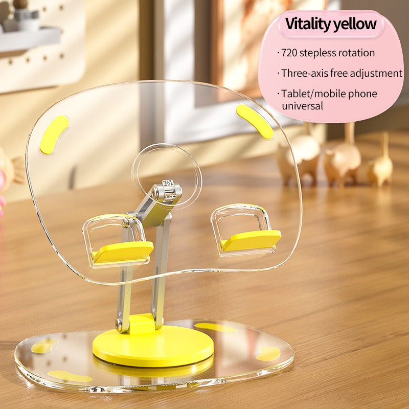Supporto pieghevole girevole 360° per tablet e smartphone