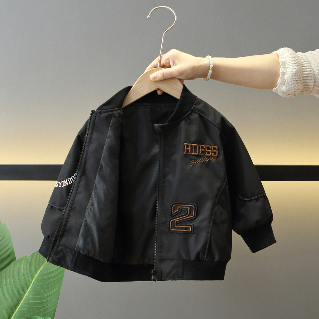 Stylish Spring Boys Baseball Jacket