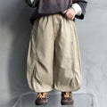 Boys Casual Curved Hem Pants
