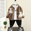 Boys' Knit Open Cardigan Sweater Spring Autumn Toddler Kids Outerwear