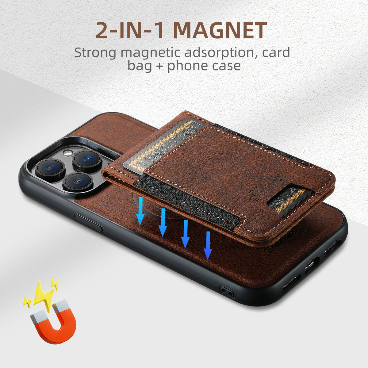 Applicable iPhone 15 Pro Max Card Slot Phone Case