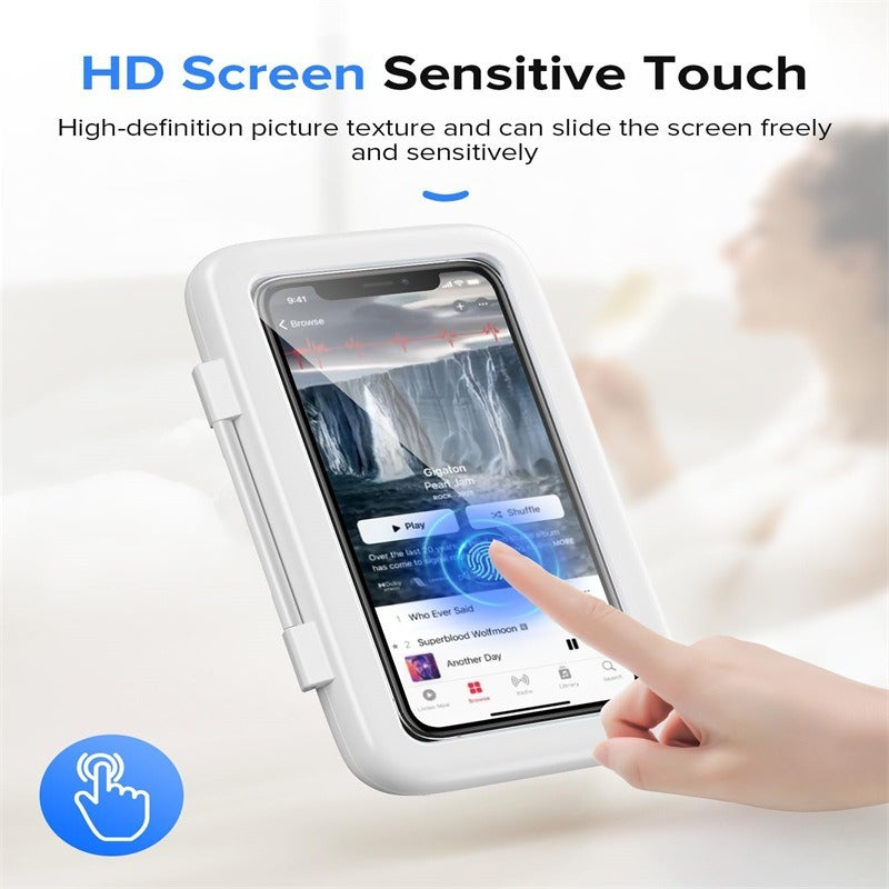 Custodia da bagno per smartphone fino a 6,8 pollici
