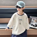 Boys'  Casual Long Sleeve Crew Neck Sweatshirt