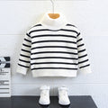 Casual Striped Long Sleeve Boys Sweater