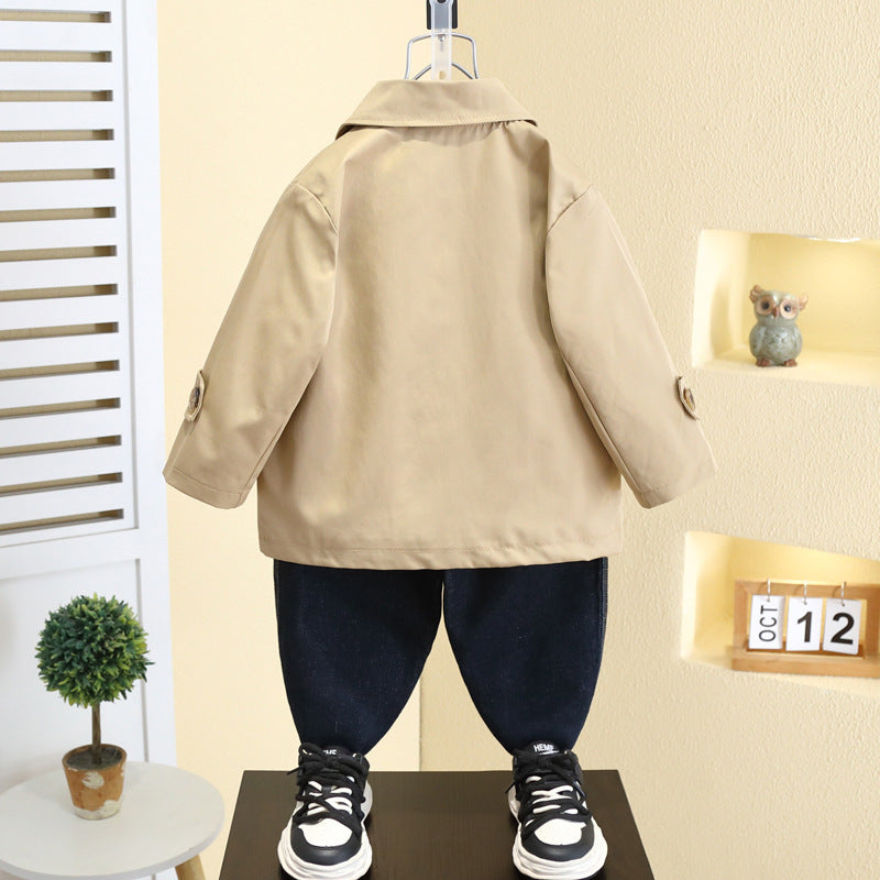 Stylish Boys' Spring Autumn Windbreaker Jacket