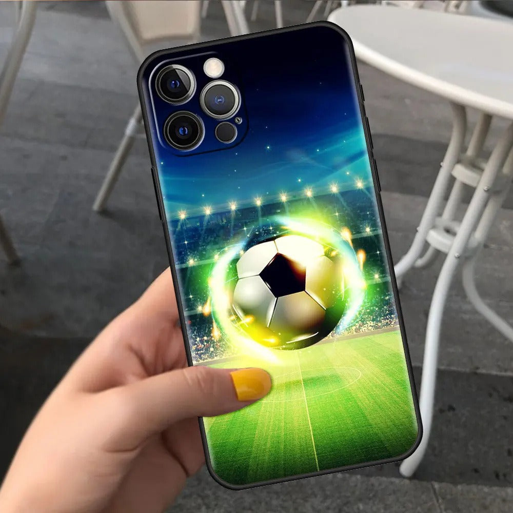 Suitable for iPhone 15 soccer phone case