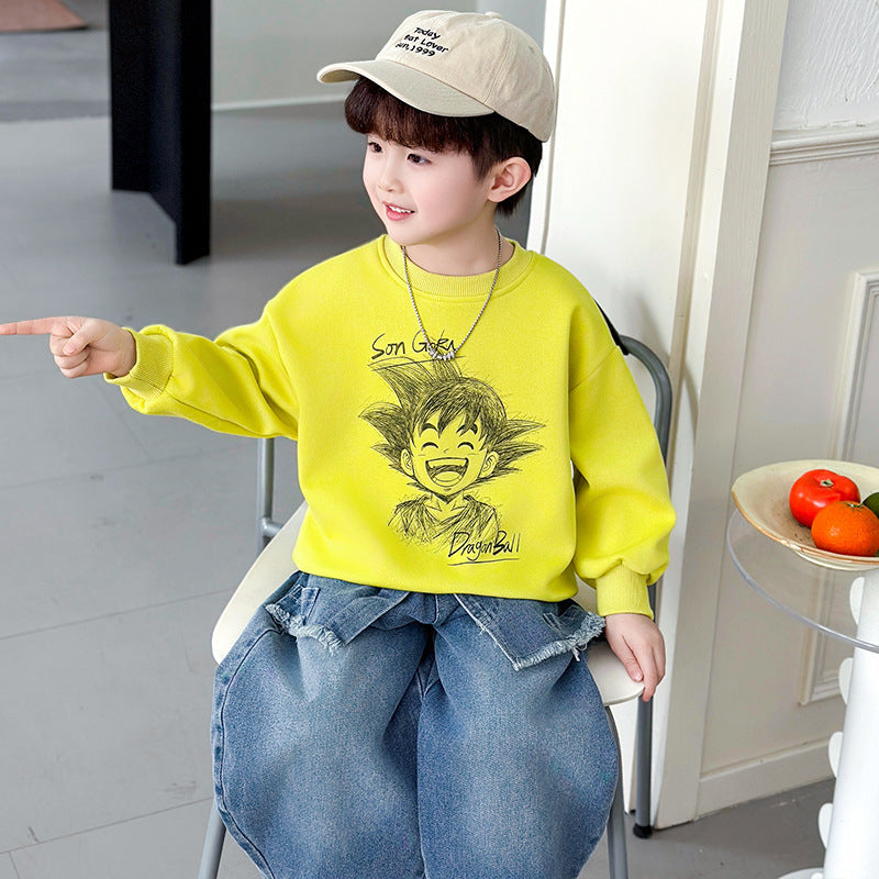 Boys Cool Long Sleeve Crew Neck Sweatshirt