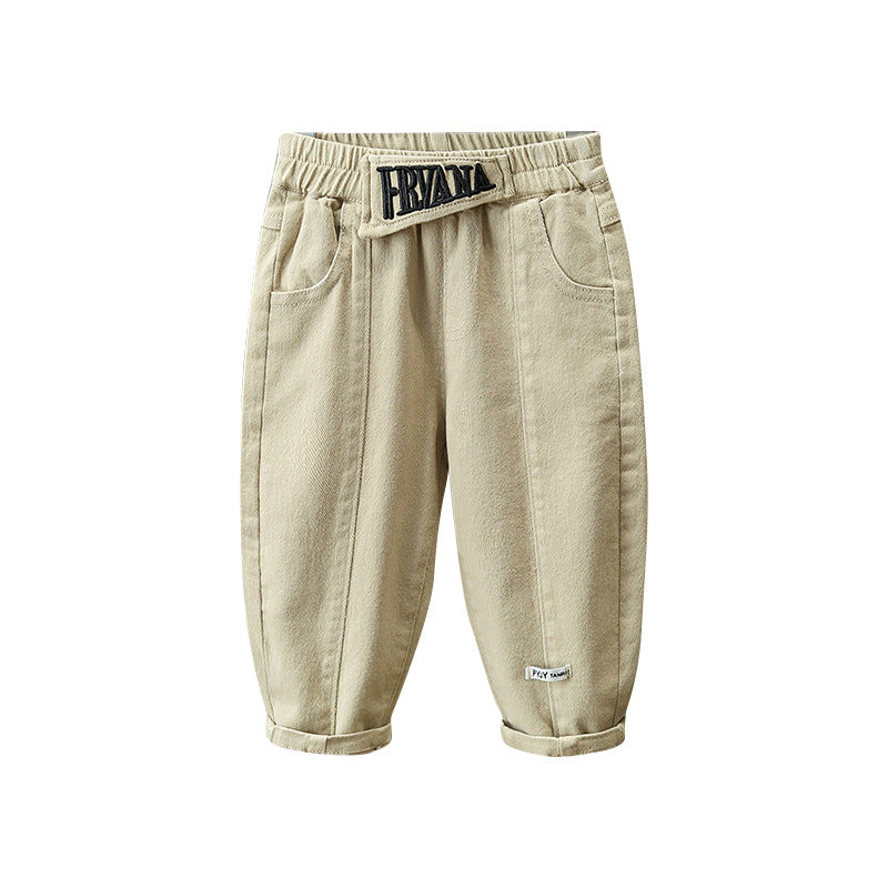 Casual Cargo Pants for Boys Spring Autumn