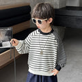 Boys  Spliced Long Sleeve Sweatshirt Top