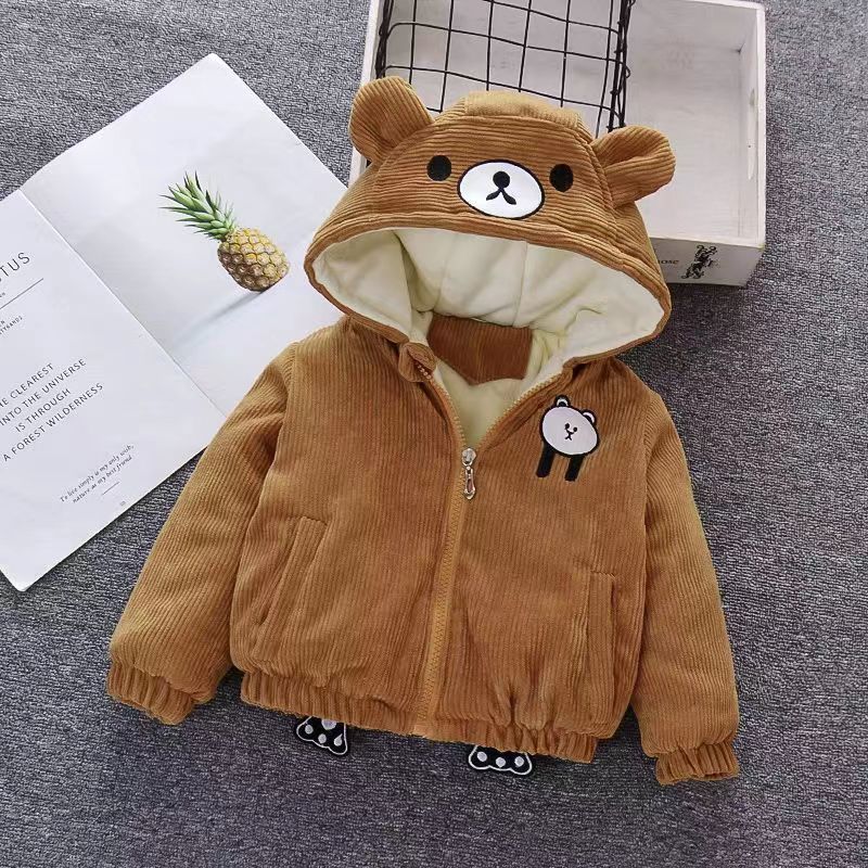 Boys Girls Fall Spring Cardigan Windbreaker Jacket for Toddlers