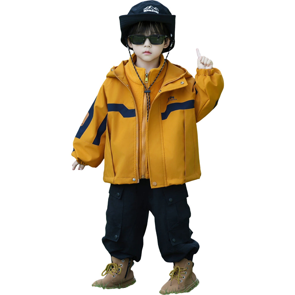 Kids Outdoor 3-in-1 Hooded Jacket