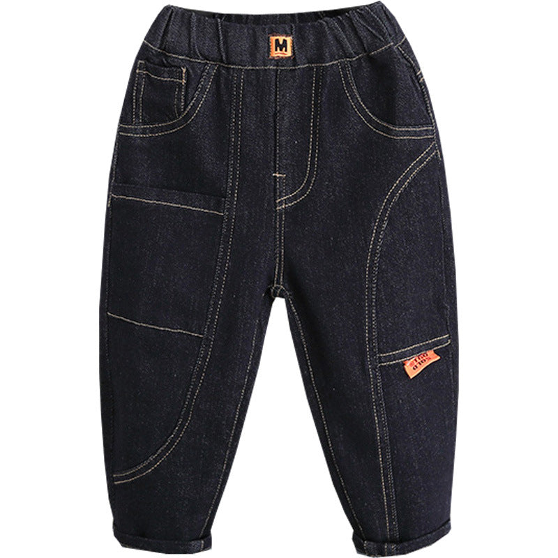 Boys Casual Straight Leg Jeans