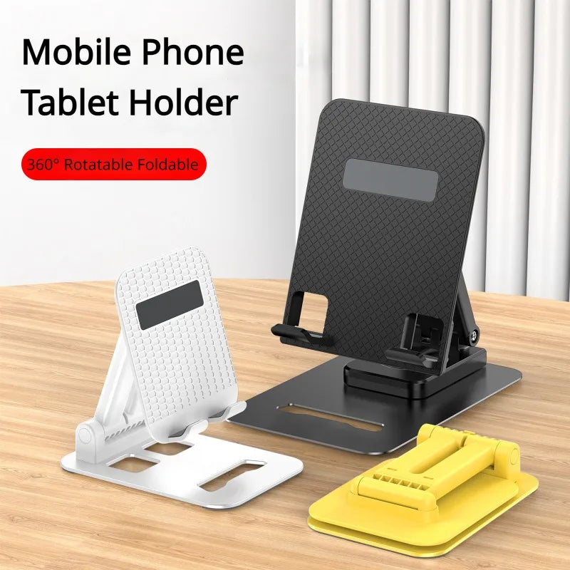 Metal enlarged flat plate rotating bracket desktop flat plate support bracket multifunctional lifting and folding