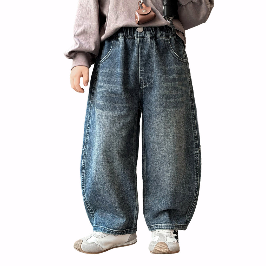 Casual Boys Denim Jeans Wide Leg Pants
