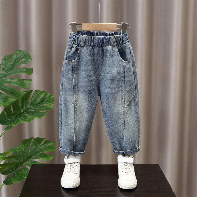 Boys' Casual Denim Long Pants