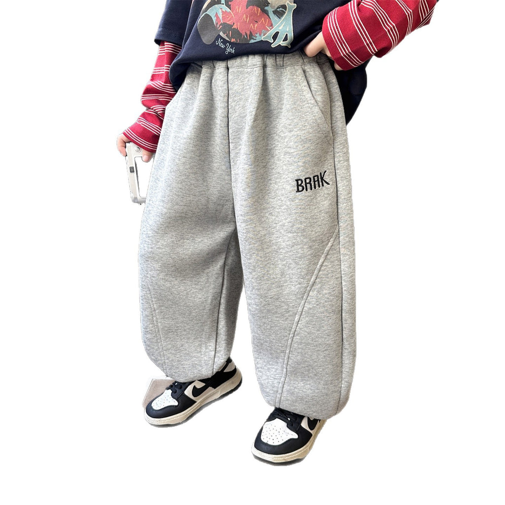 Stylish Tapered Drawstring Joggers for Boys