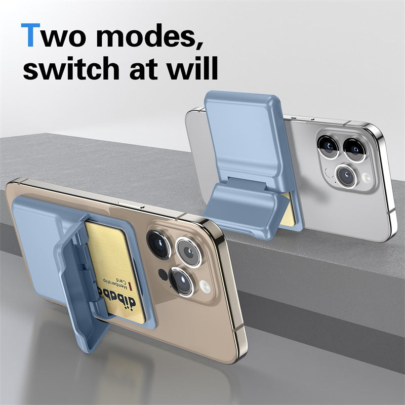 Applicable to iPhone 15 mobile phone card holder Apple 14 MagSafe magnetic card holder wallet back sticker card holder bracket 13