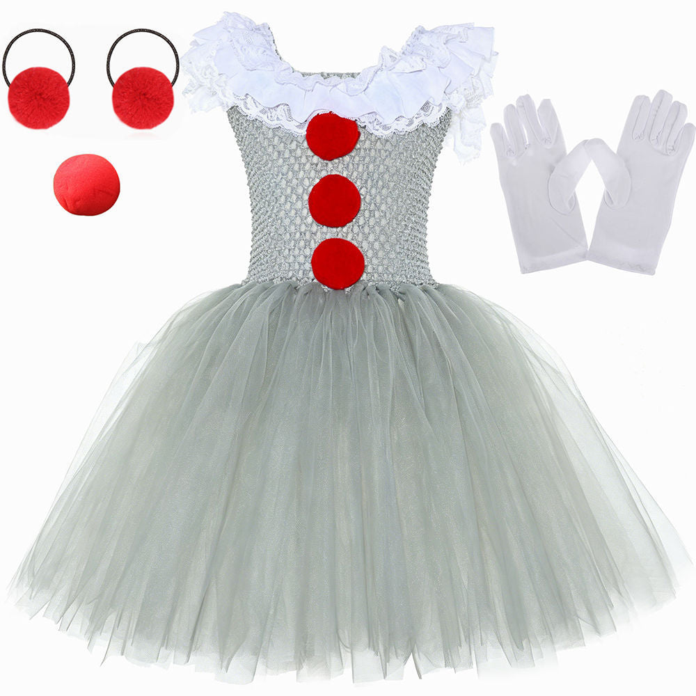 Girls’ Floral Dress-Up Costume Set