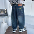 Kids Boys Casual Straight Leg Denim Pants