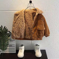 Thickened Fleece Lined Winter Coat, Fashionable Children's Padded Outerwear