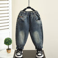 Casual Soft Denim Pants for Boys Spring Autumn Style