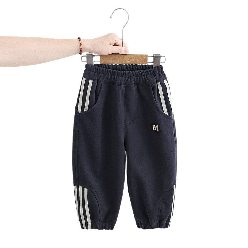 Casual Loose Fit Boys Sweatpants Long Pants