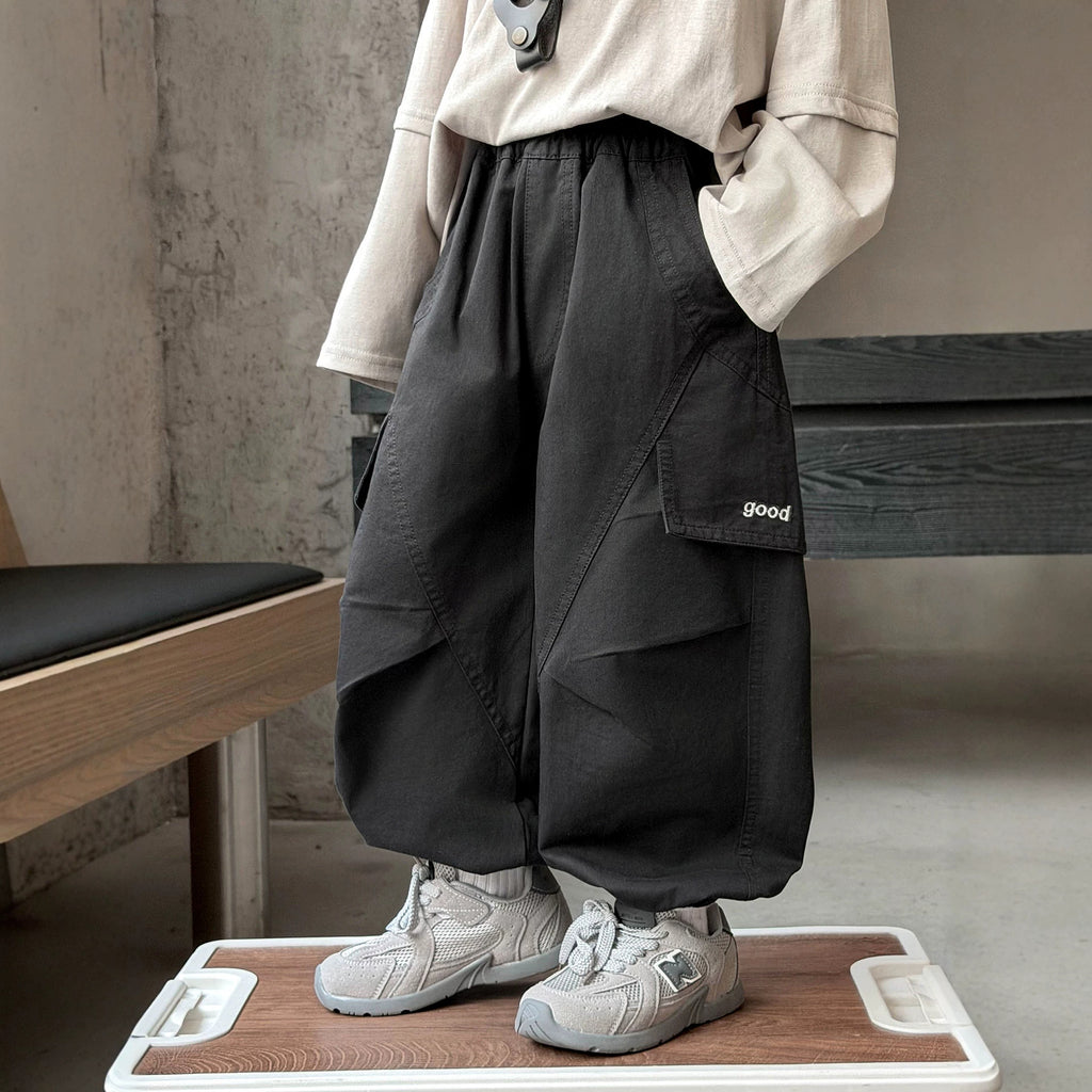 Boys'  Casual Cargo Jogger Pants