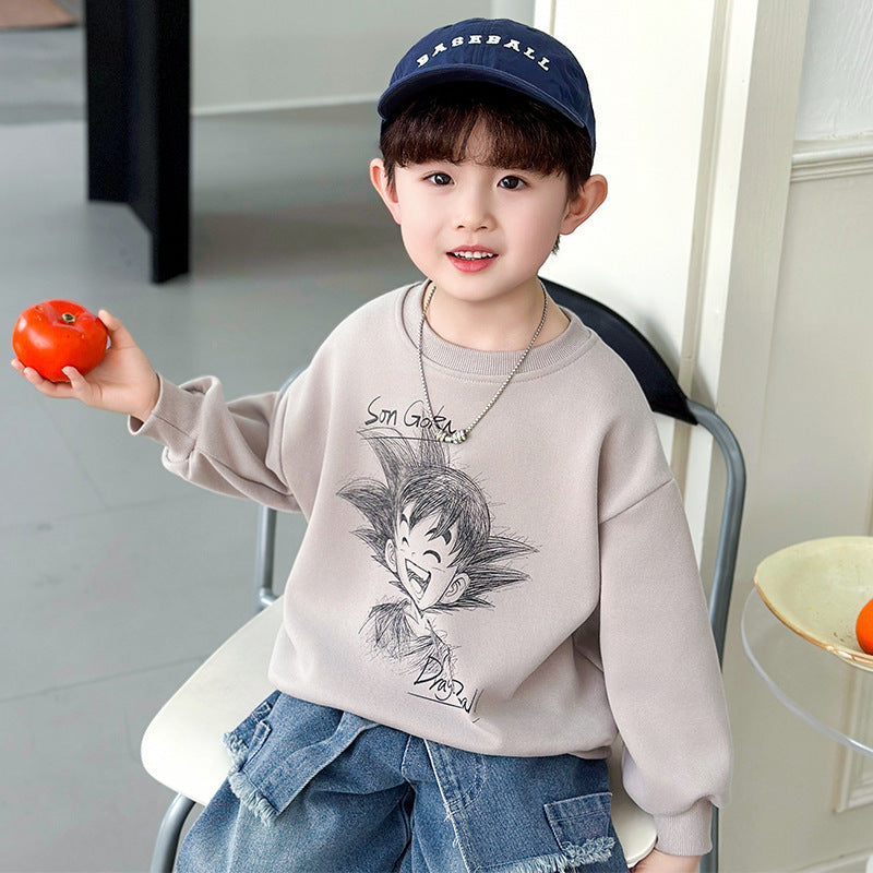 Boys Cool Long Sleeve Crew Neck Sweatshirt