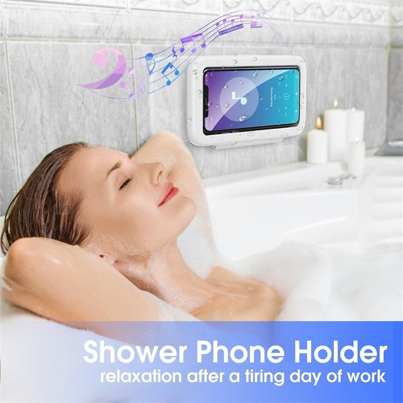 Custodia da bagno per smartphone fino a 6,8 pollici