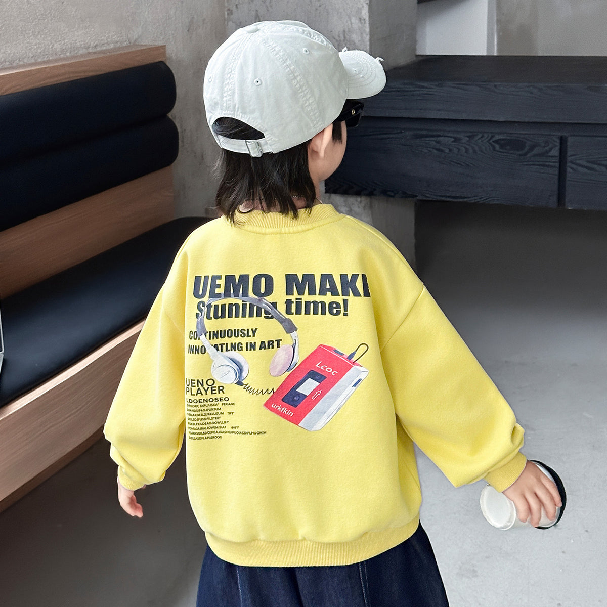 Boys  Casual Long Sleeve Pullover Sweatshirt