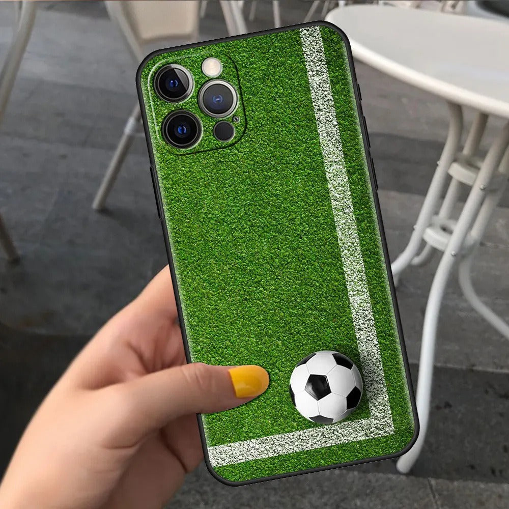Suitable for iPhone 15 soccer phone case