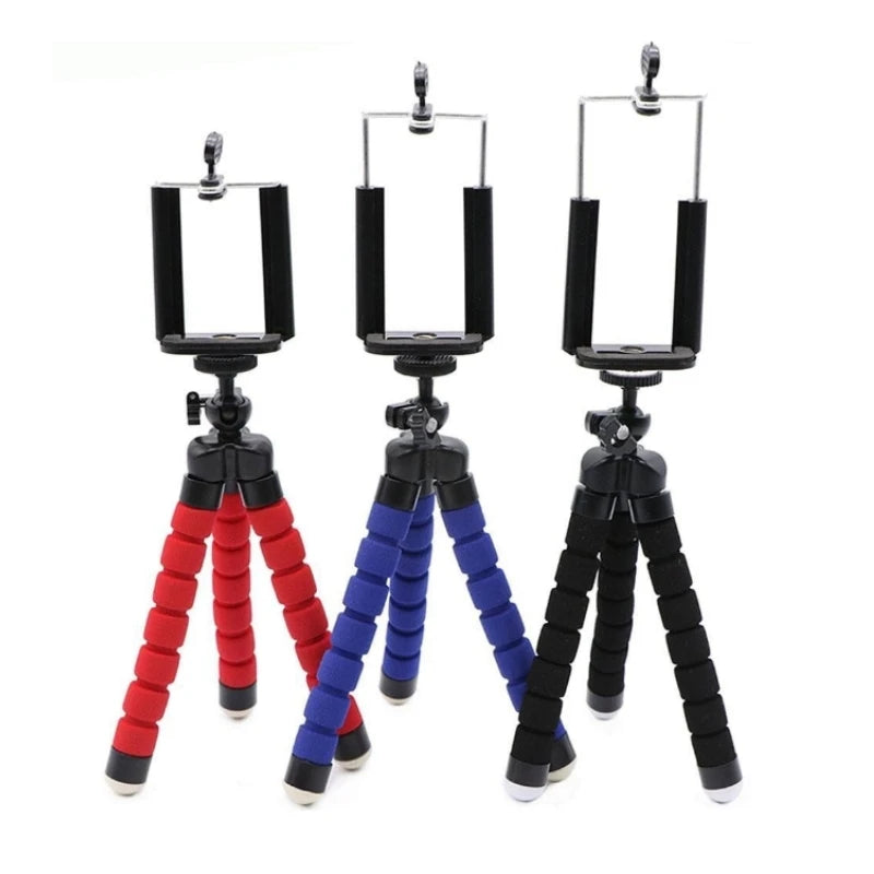 Mini Flexible Tripod Universal Colorful Mobile Phone Holder