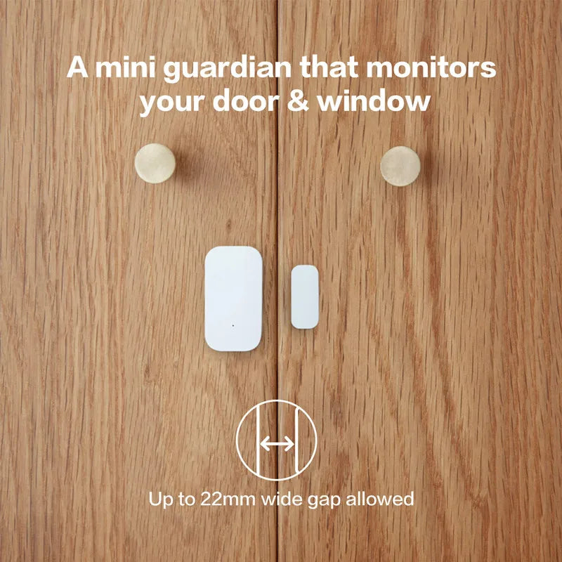 Original Aqara Tür-/Fenstersensor, drahtlose ZigBee-Verbindung, intelligenter Türsensor MCCGQ11LM, Smart Home, kompatibel mit Mi Home und der HomeKit-App