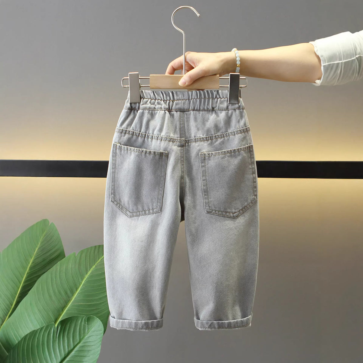 Boys' Casual Straight Leg Denim Pants