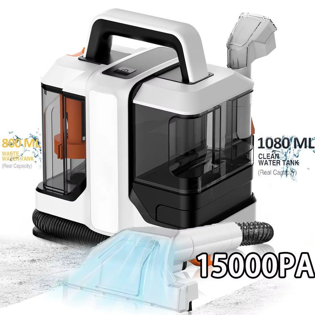 Spot Cleaner 750W 15KPa Hand-Teppichreiniger für Sofa Vorhang Sprüh-Saug-Integrierte Maschine Haushaltsreinigungsmaschine