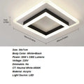 Quadratische LED-Deckenleuchte zur direkten Montage, 30-W-LED-Leuchte für Schlafzimmer, Küche und Eingangsbereich (neutralweiß, 4000 K)